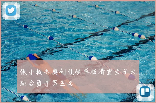 张小楠冬奥创佳绩单板滑雪女子大跳台勇夺第五名